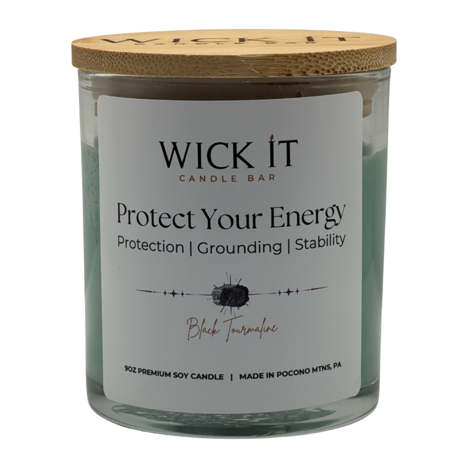 Wick It Candle Bar Protect Your Energy Soy Candle | 9 ounce