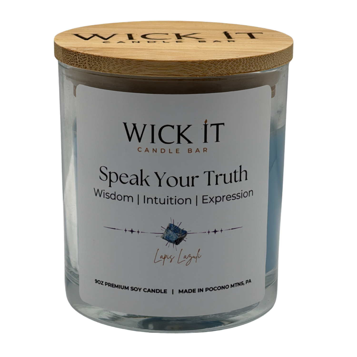 Wick It Candle Bar Speak Your Truth Soy Candle | 9 ounce