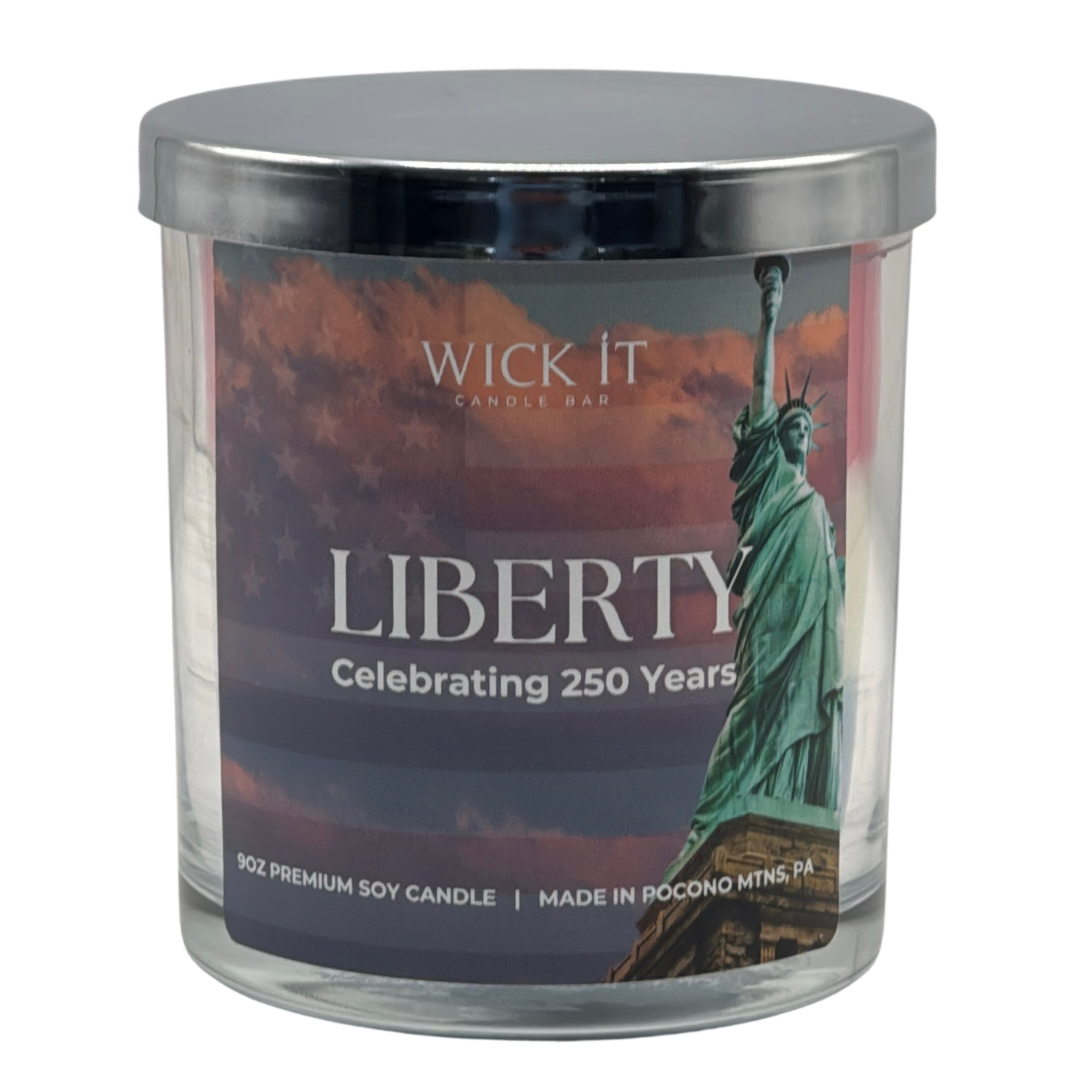 Wick It Candle Bar Liberty Soy Candle | 9 ounce